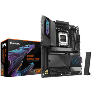 Gigabyte X870E AORUS PRO (rev. 1.0) AMD AM5 Socket DDR5 Motherboard - GamesNComps.com