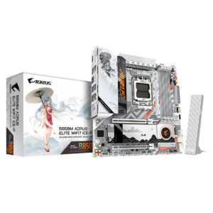 GIGABYTE B850M AORUS ELITE WIFI7 ICE-P MOTHERBOARD-Images-2 Gamesncomps.com