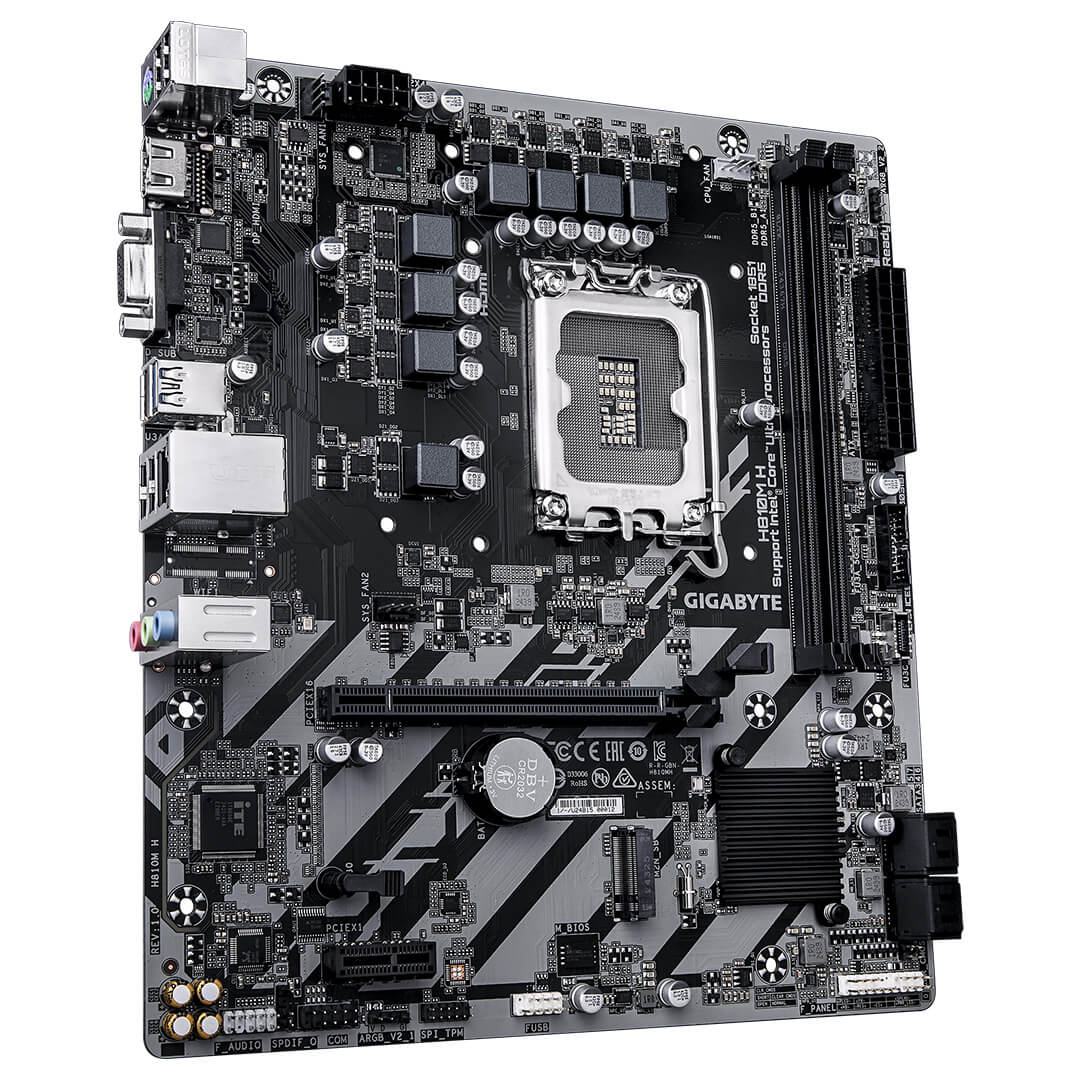 Gigabyte H810M H Intel LGA1851 Socket DDR5 Motherboard Image 3 - GamesNComps.com