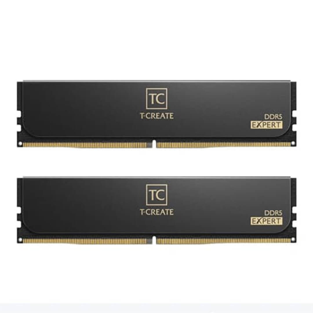 TEAMGROUP 64GB(32x2) 6000MHz CL30 DDR5 EXPERT DESKTOP MEMORY BLACK-Images-4 Gamesncomps.com