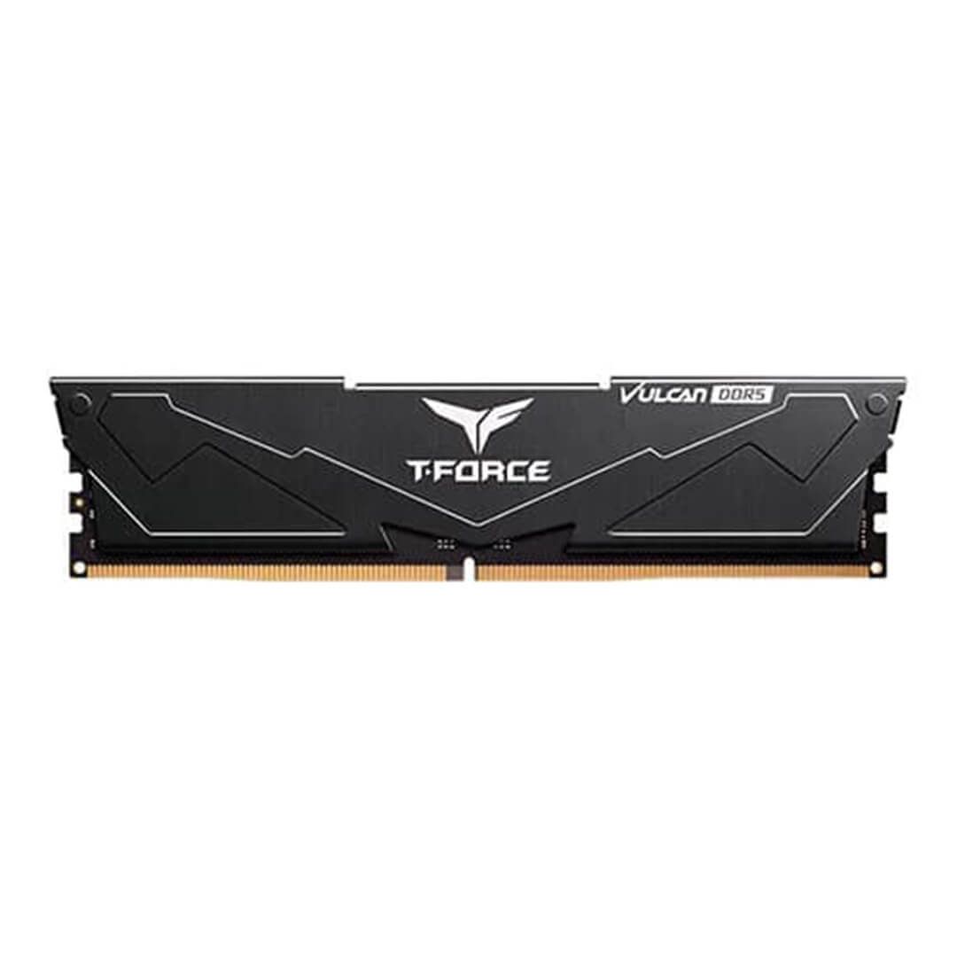 TeamGroup T-Force Vulcan 32GB 6000MHz CL38 DESKTOP MEMORY RAM BLACK-Images-1 Gamesncomps.com