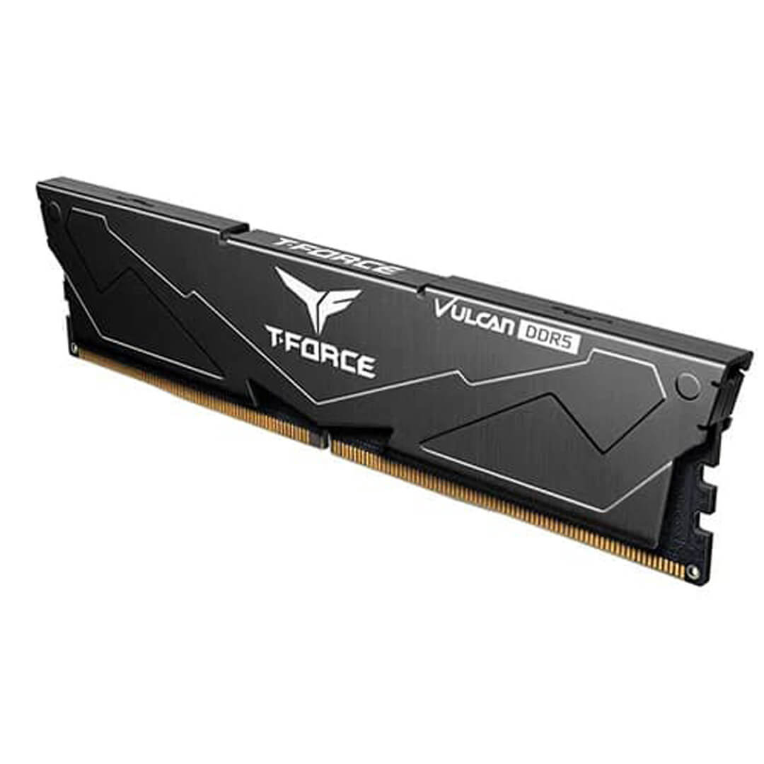 TeamGroup T-Force Vulcan 32GB 6000MHz CL38 DESKTOP MEMORY RAM BLACK-Images-2 Gamesncomps.com