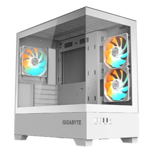 Gigabyte C201 Panoramic Ice Micro ATX Mid Tower Cabinet (GB-C201PI)-Images-7 Gamesncomps.com