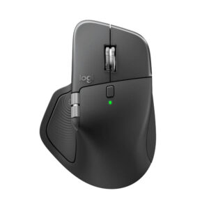 Logitech MX Master 4 Ergonomic Wireless Mouse with Advanced Performance Haptic Feedback, Ultra-Fast Scrolling, USB-C Charging, Bluetooth, Windows, MacOS | Graphite
