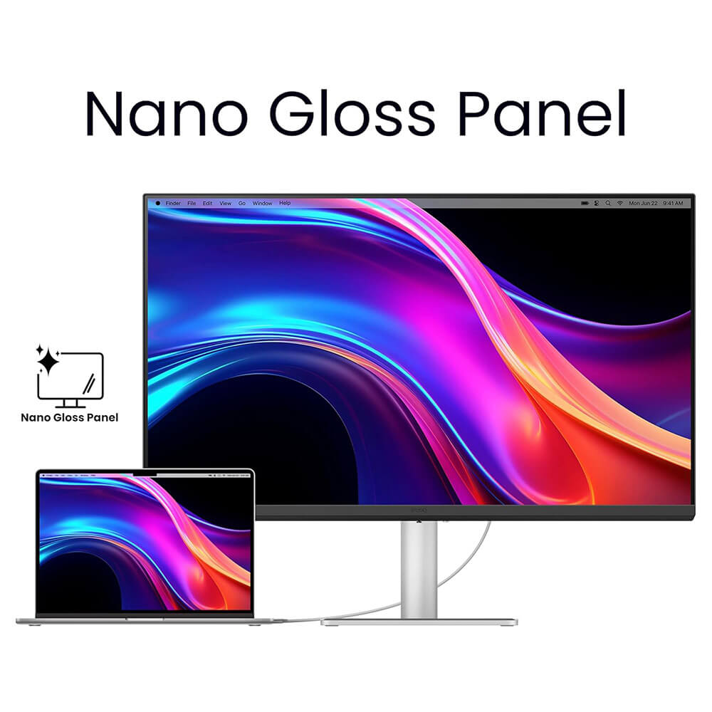 BenQ MA270UP 27 Inch 4K 99% sRGB, 95% P3, IPS Nano Gloss Monitor for MacBook Image 9 - GamesNComps.com