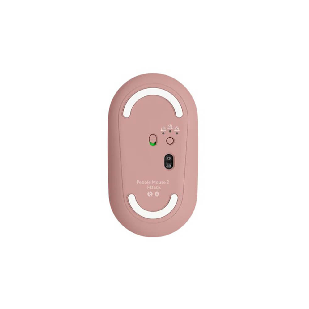 Logitech Pebble 2 Combo Wireless Bluetooth Keyboard and Mouse Easy-Switch for Windows, macOS, iPadOS, Chrome Tonal Rose Image 1 - GamesNComps.com