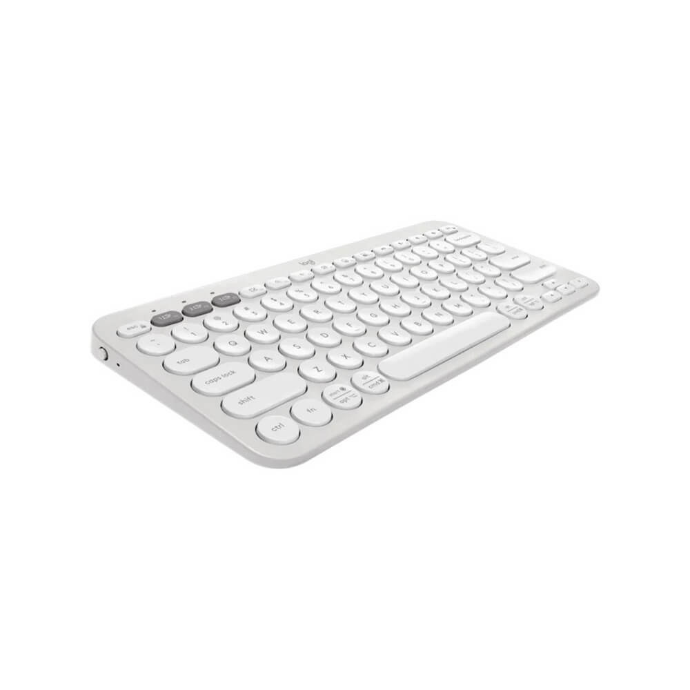 Logitech Pebble 2 Combo Wireless Bluetooth Keyboard and Mouse Easy-Switch for Windows, macOS, iPadOS, Chrome Tonal White Image 2 - GamesNComps.com