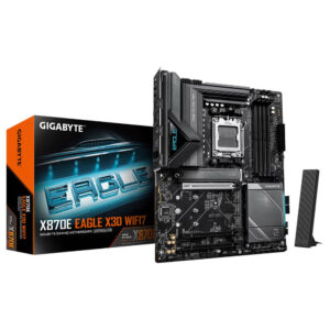 Gigabyte X870E EAGLE X3D WIFI7 AMD AM5 Socket DDR5 Motherboard - GamesNComps.com
