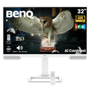 BenQ EW3290U 32 Inch 4K IPS Panel 95% P3 Entertainment Monitor with treVolo Speakers & Remote Control - GamesNComps.com