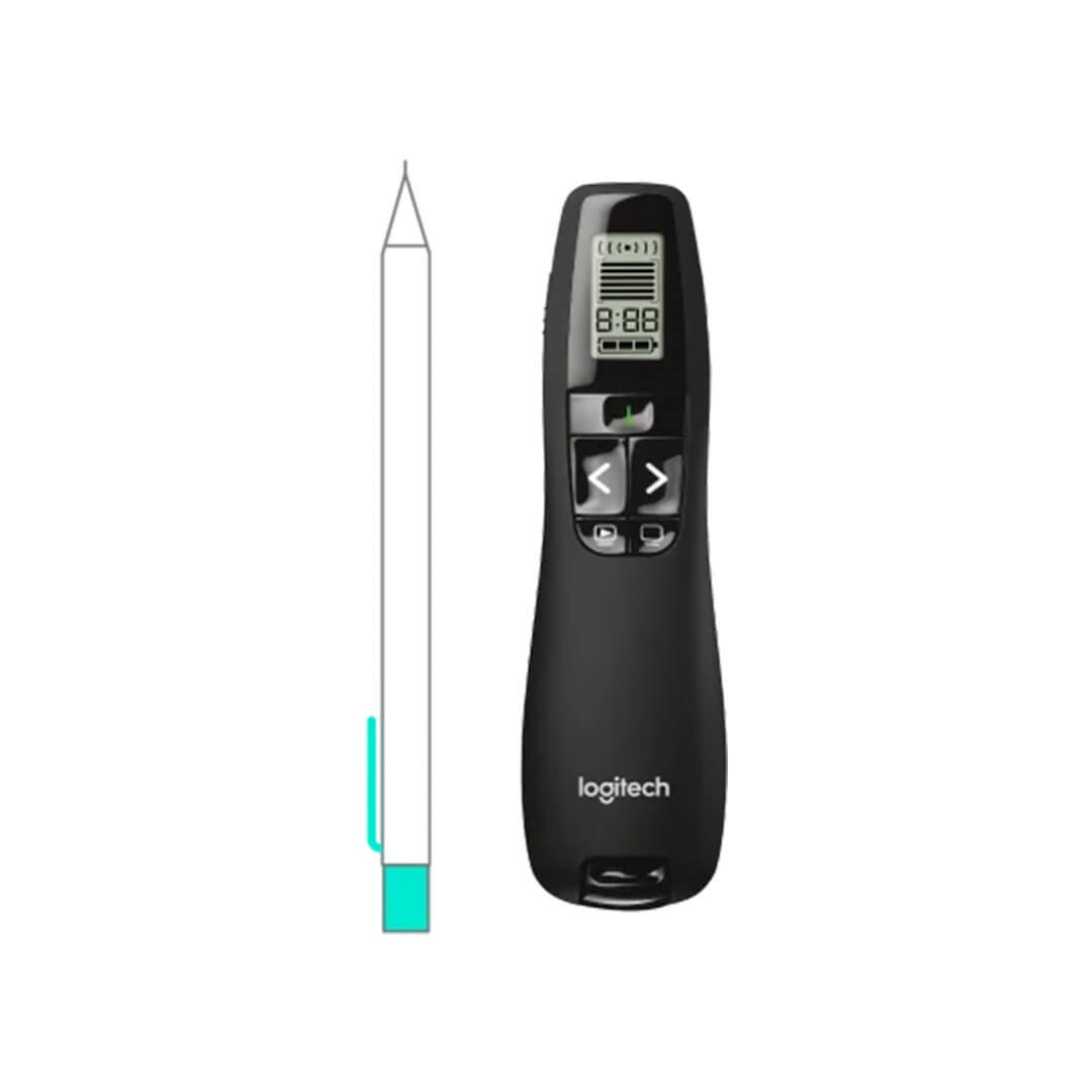 Logitech R800 Laser Professional Presenter (Black)-Images-4 Gamesncomps.com