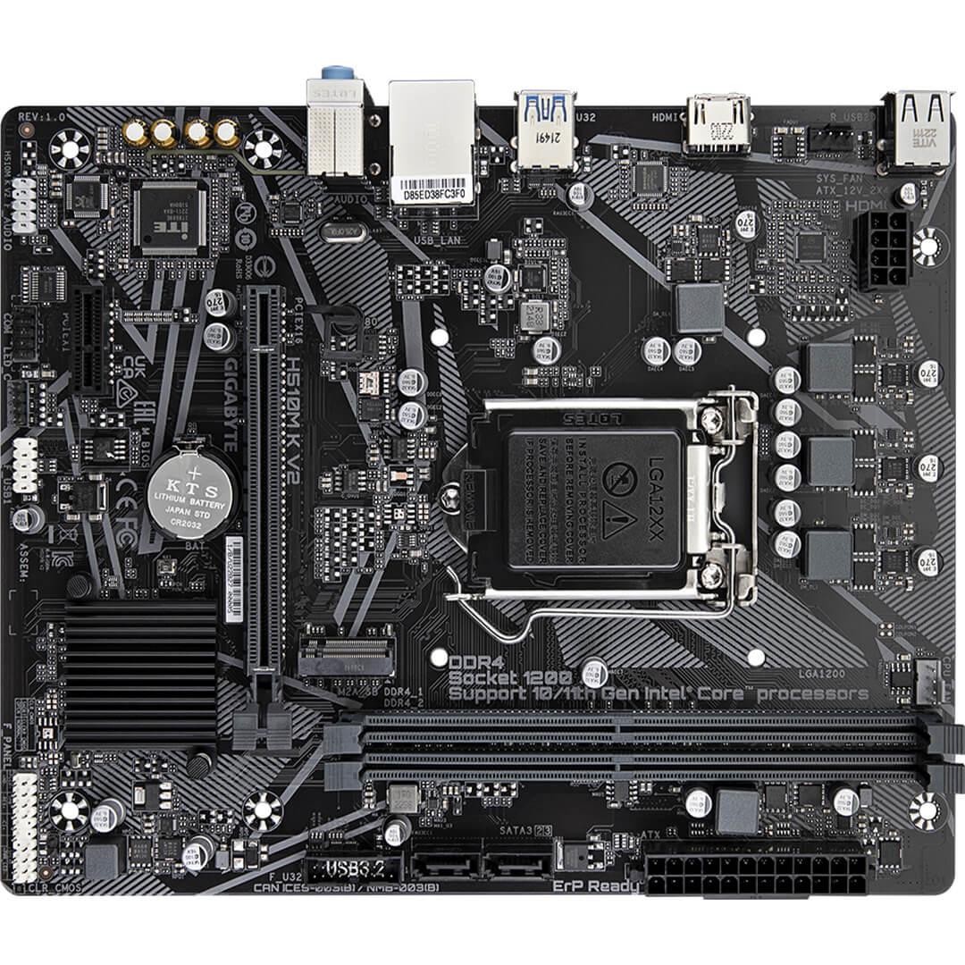 GIGABYTE H510M K V2 M-ATX Motherboard-Images-4 Gamesncomps.com