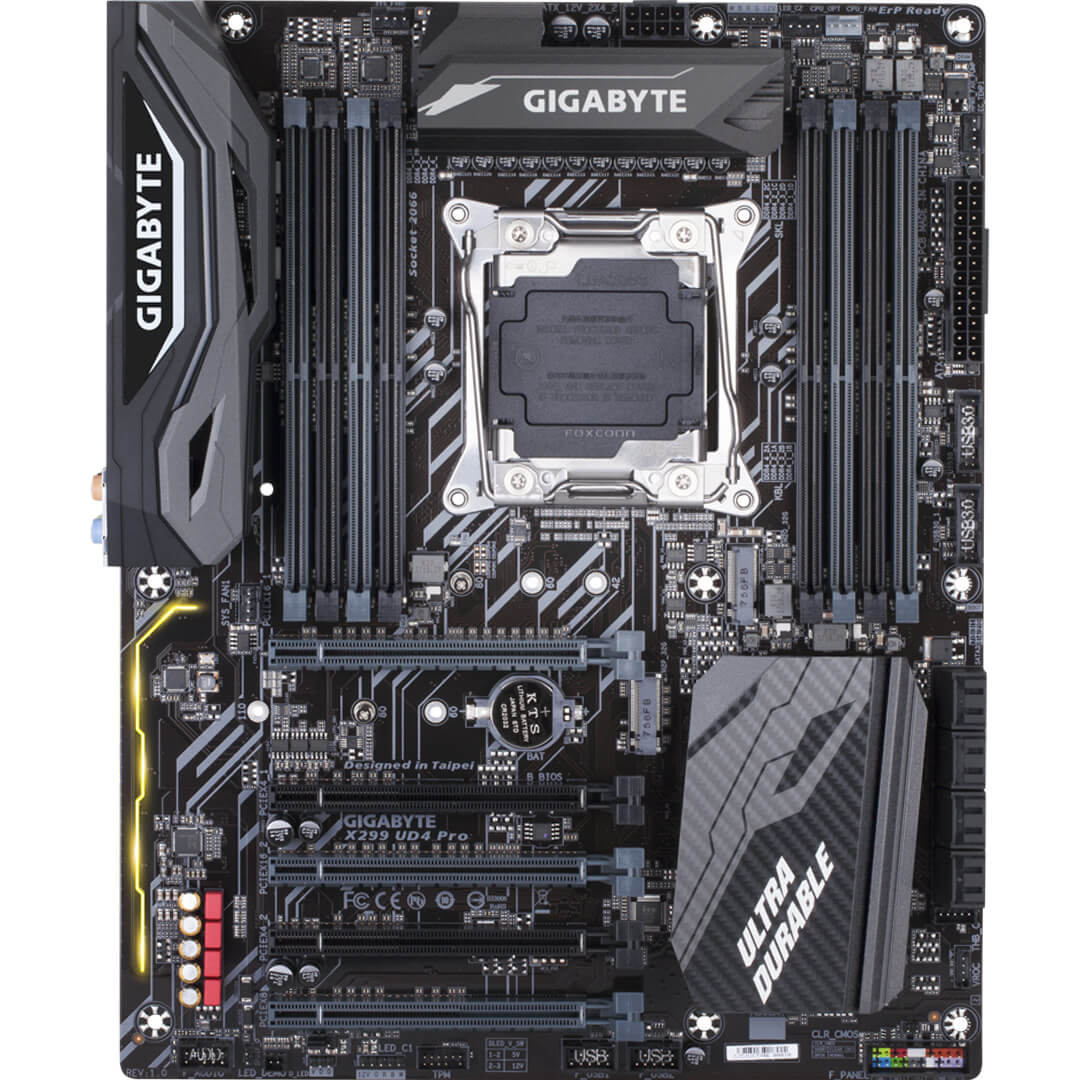 Gigabyte X299 Ud4 Pro Intel Motherboard-Images-2 Gamesncomps.com