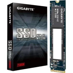 Gigabyte 256GB Gen 3 Internal M.2 2280 NVMe SSD V2 with 3 Years Warranty