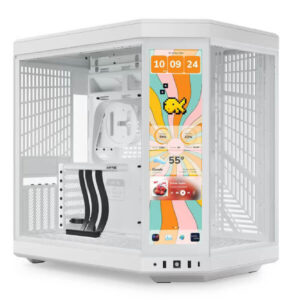Hyte Y70 Touch Infinite White E-ATX Mid Tower Case-Images-5 Gamesncomps.com
