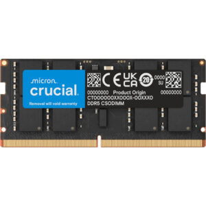 Crucial 24GB DDR5-5600MHz SODIMM CL46 (16Gbit) Laptop Memory Black-Images-1 Gamesncomps.com