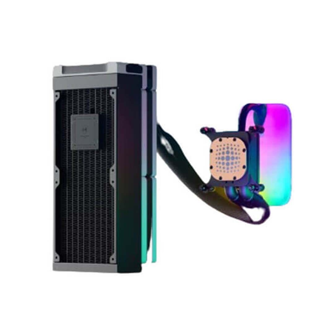 Hyte Thicc Q60 240mm CPU Liquid Cooler (Black and White)-Images-8 Gamesncomps.com