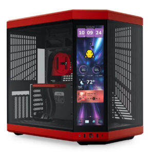 Hyte Y70 touch infinite (E-ATX) Mid Tower Cabinet (Black Cherry)-Images-2 Gamesncomps.com