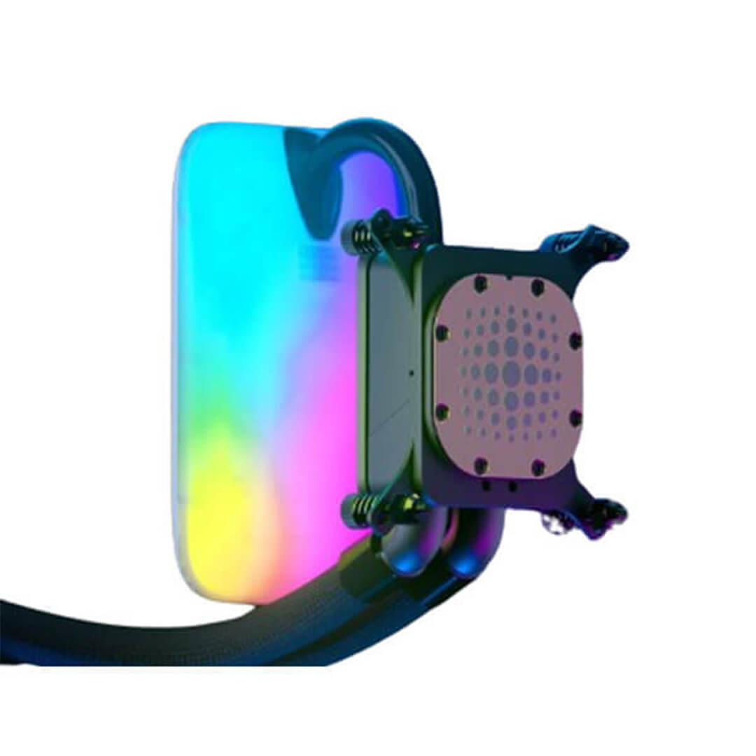 Hyte Thicc Q60 240mm CPU Liquid Cooler (Black and White)-Images-7 Gamesncomps.com
