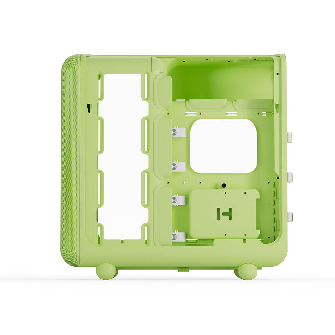Hyte X50 Modern Performance ATX Mid-Tower PC Gaming Case - Matcha Milk (Green)-Images-4 Gamesncomps.com