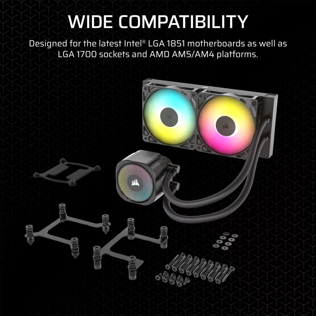 Corsair Nautilus 240MM RS ARGB CPU Liquid Cooler-Images-5 Gamesncomps.com