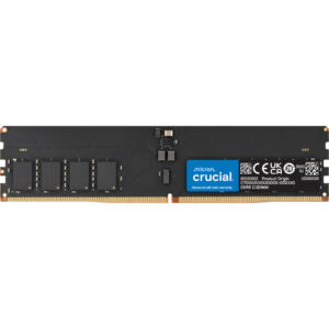 Crucial 16GB (16GB x 1) DDR5 6400Mhz CL38 Desktop Memory (RAM) Black-Images-1 Gamesncomps.com