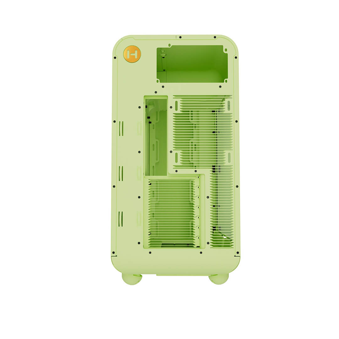 Hyte X50 Modern Performance ATX Mid-Tower PC Gaming Case - Matcha Milk (Green)-Images-6 Gamesncomps.com