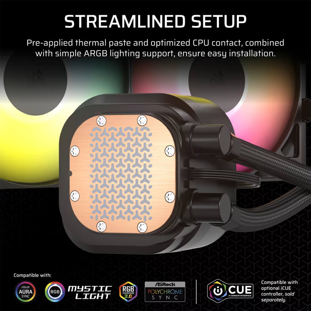 Corsair Nautilus 240MM RS ARGB CPU Liquid Cooler-Images-9 Gamesncomps.com