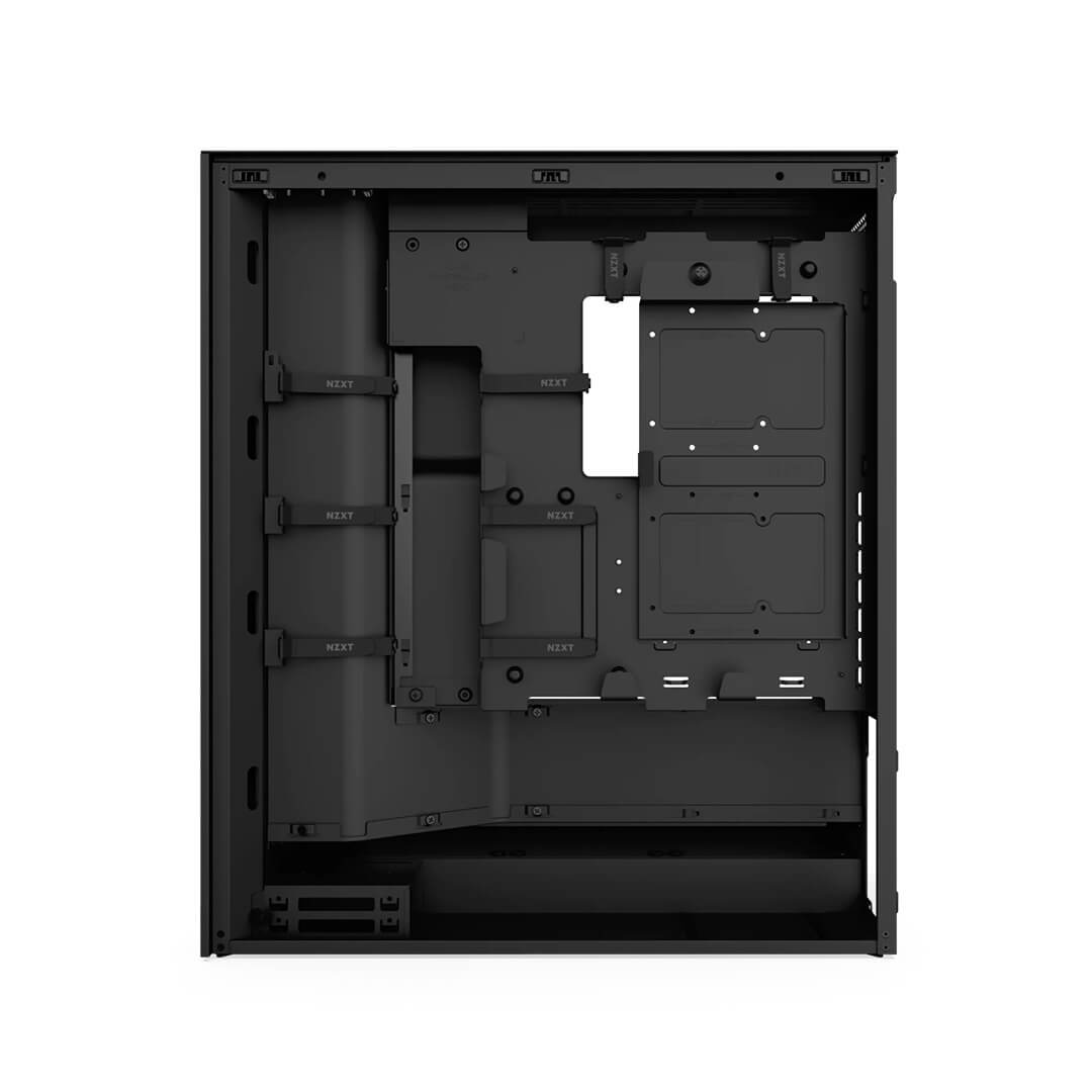 NZXT H7 Flow E-ATX Mid Tower Cabinet (Black)-Images-1 Gamesncomps.com