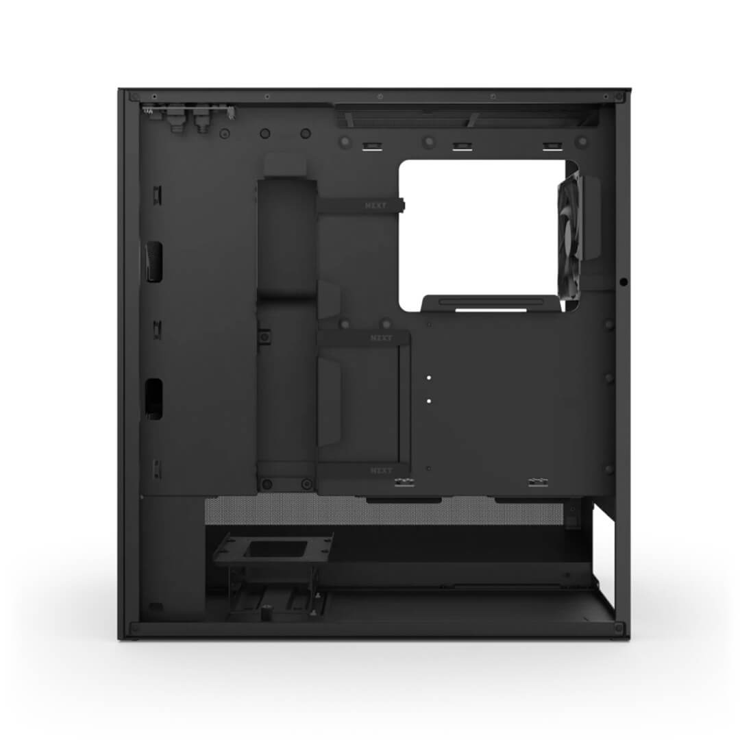 NZXT H5 Flow 2024 Edition E-ATX Mid Tower Case Cabinet (Black)-Images-6 Gamesncomps.com