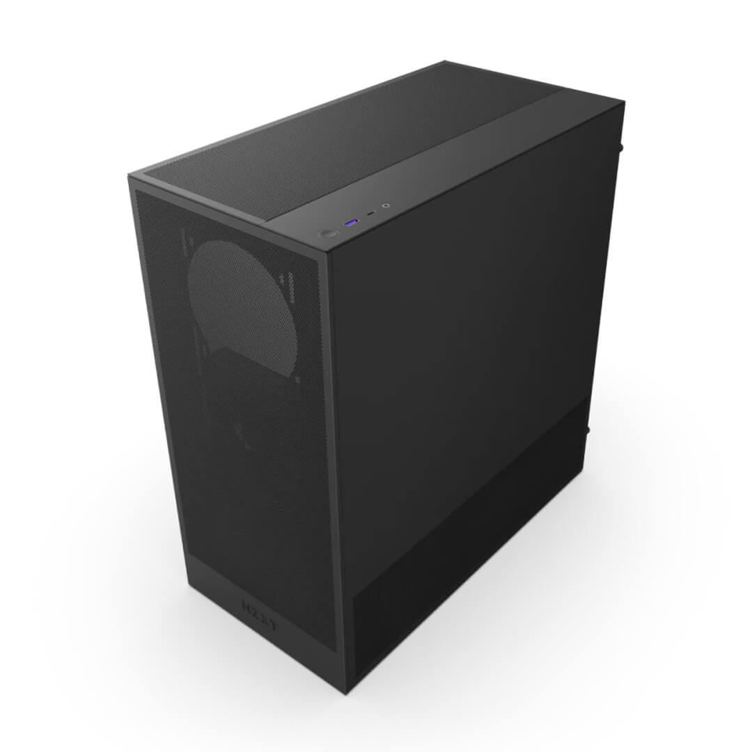 NZXT H5 Flow 2024 Edition E-ATX Mid Tower Case Cabinet (Black)-Images-4 Gamesncomps.com