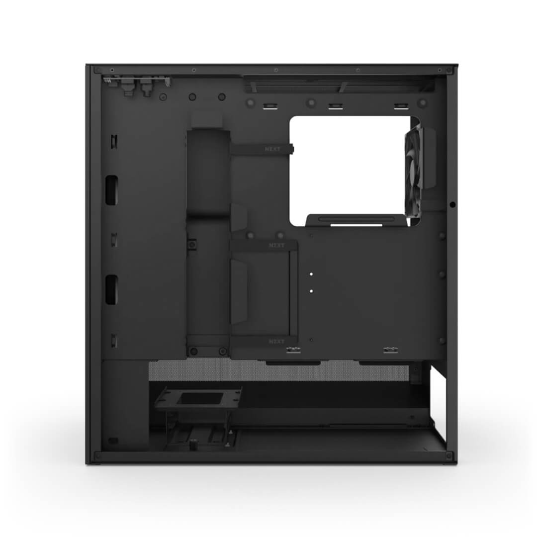 Nzxt H5 Flow RGB 2024 Edition E-ATX Mid Tower Case Cabinet (Black)-Images-1 Gamesncomps.com