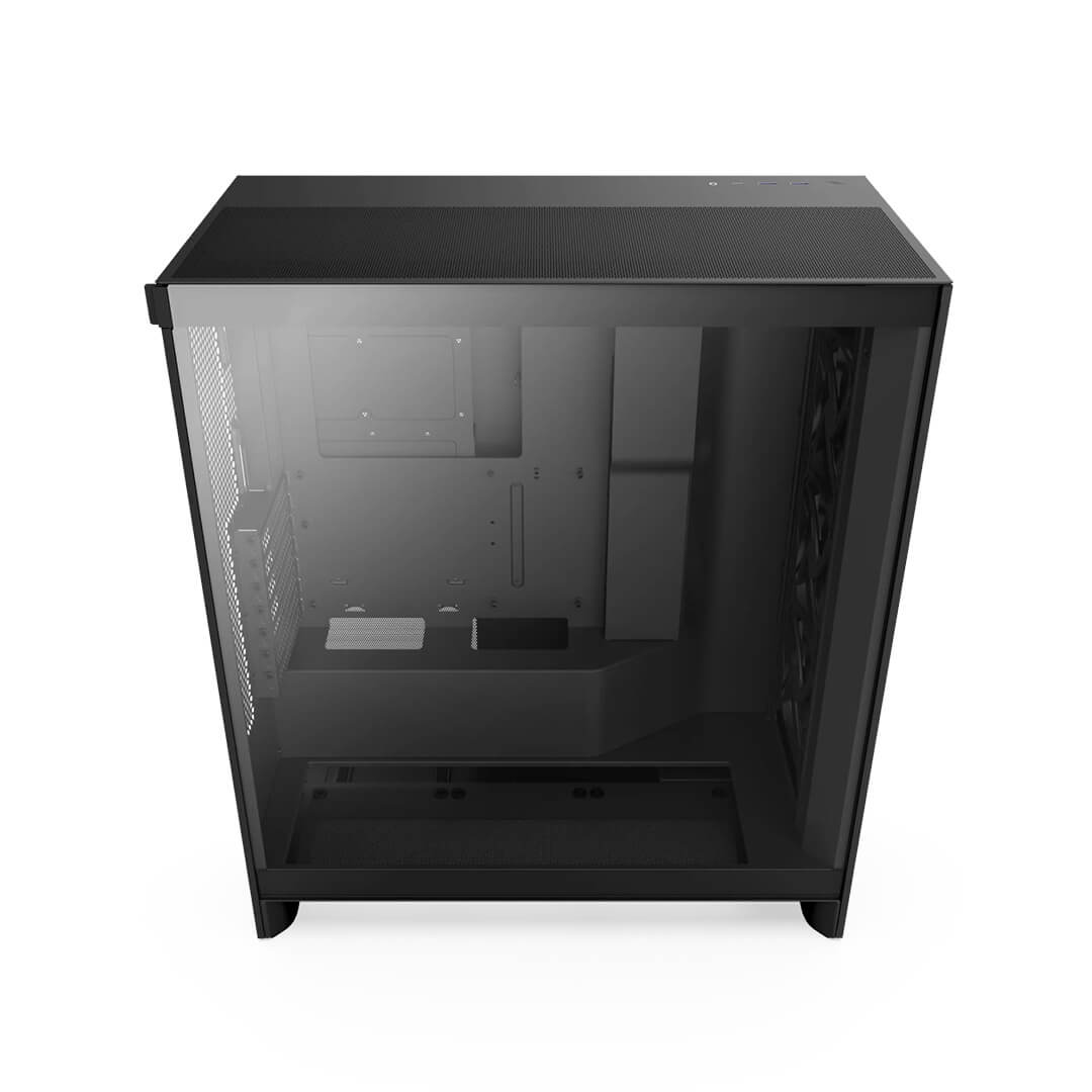 NZXT H7 Flow E-ATX Mid Tower Cabinet (Black)-Images-4 Gamesncomps.com