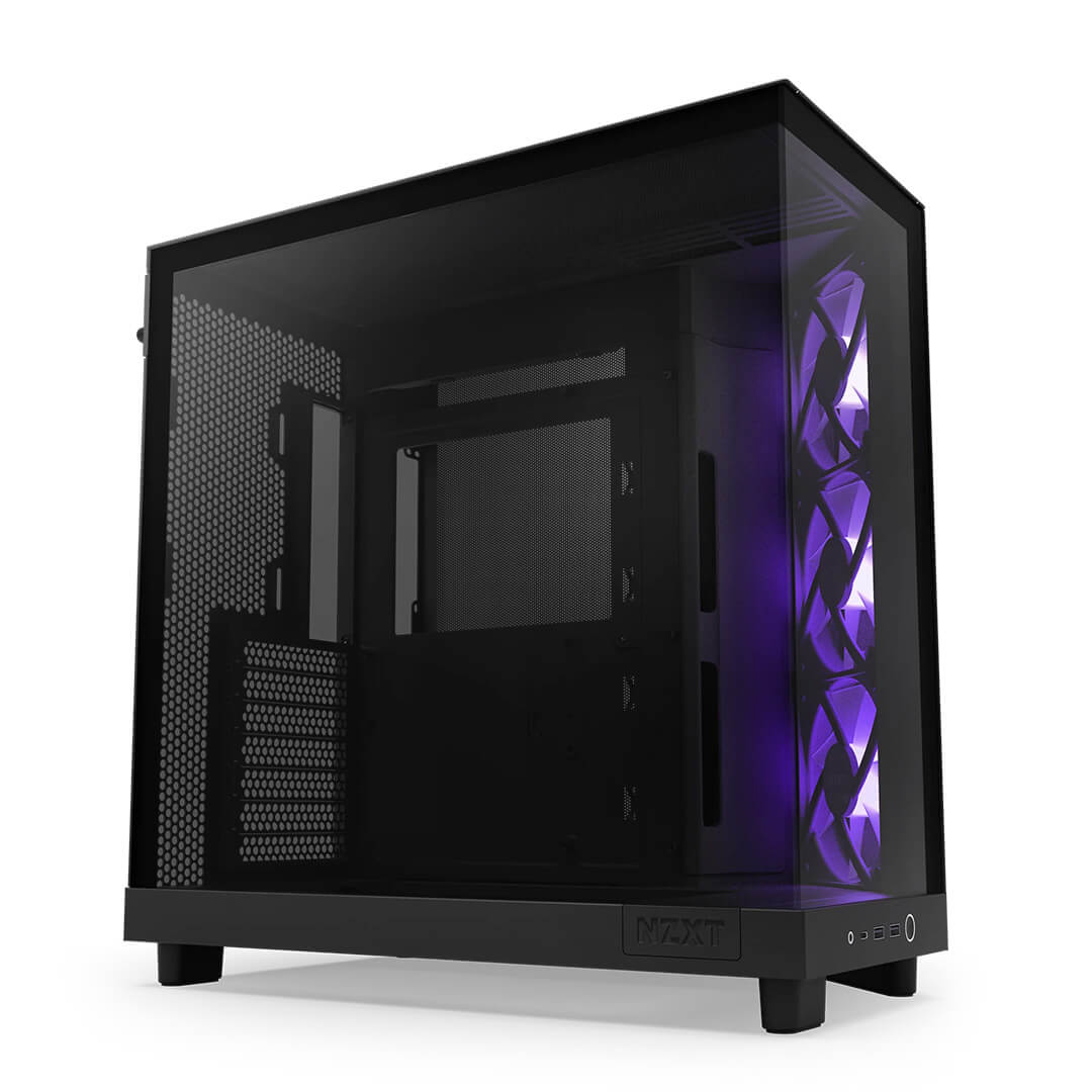 NZXT H6 Flow RGB (ATX) Mid Tower Cabinet (Black)-Images-3 Gamesncomps.com