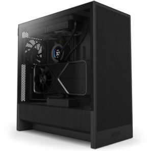 NZXT H5 Flow 2024 Edition E-ATX Mid Tower Case Cabinet (Black)-Images-1 Gamesncomps.com