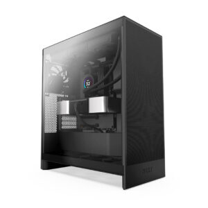 NZXT H7 Flow E-ATX Mid Tower Cabinet (Black)-Images-6 Gamesncomps.com