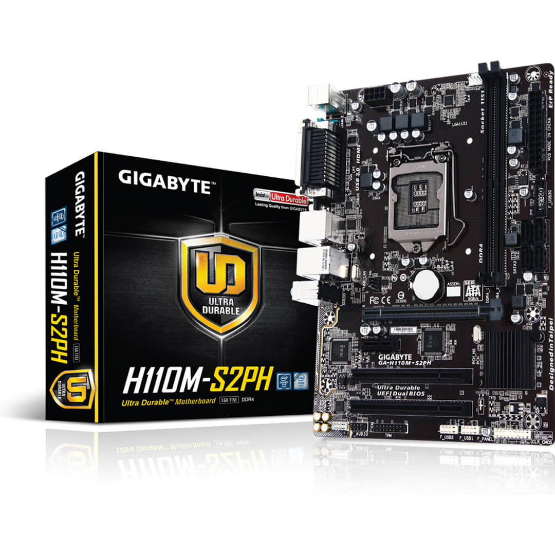 Gigabyte GA-H110M-S2PH INTEL Motherboard-Images-2 Gamesncomps.com